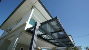 ตัวอย่างแบบหลังคาโรงรถ