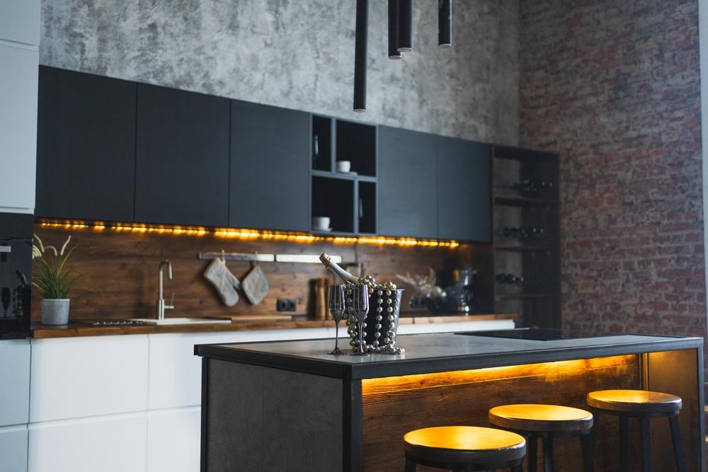 แบบครัวสวย ๆ สไตล์โมเดิร์นลอฟต์ 