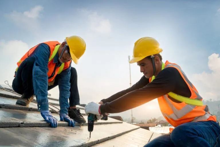 construction-worker-wearing-safety-harness-belt-1