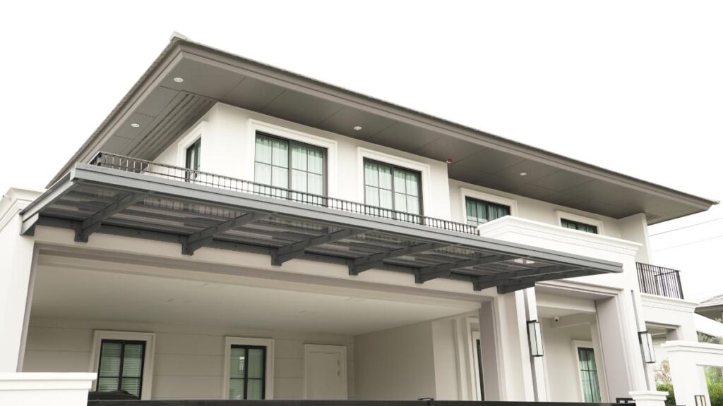 ต่อเติมกันสาดและหลังคาบ้านสไตล์ Contemporary