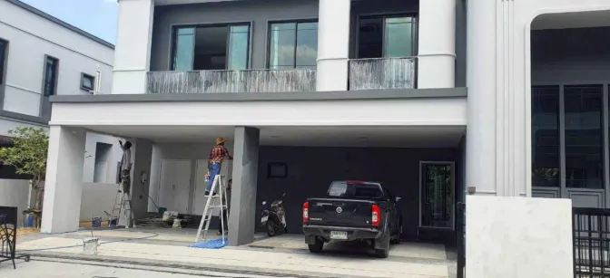 หลังคากันสาด - หลังคาทึบแสง - White PR7 - Contemporary - Contemporary C25 - ROOVTECT