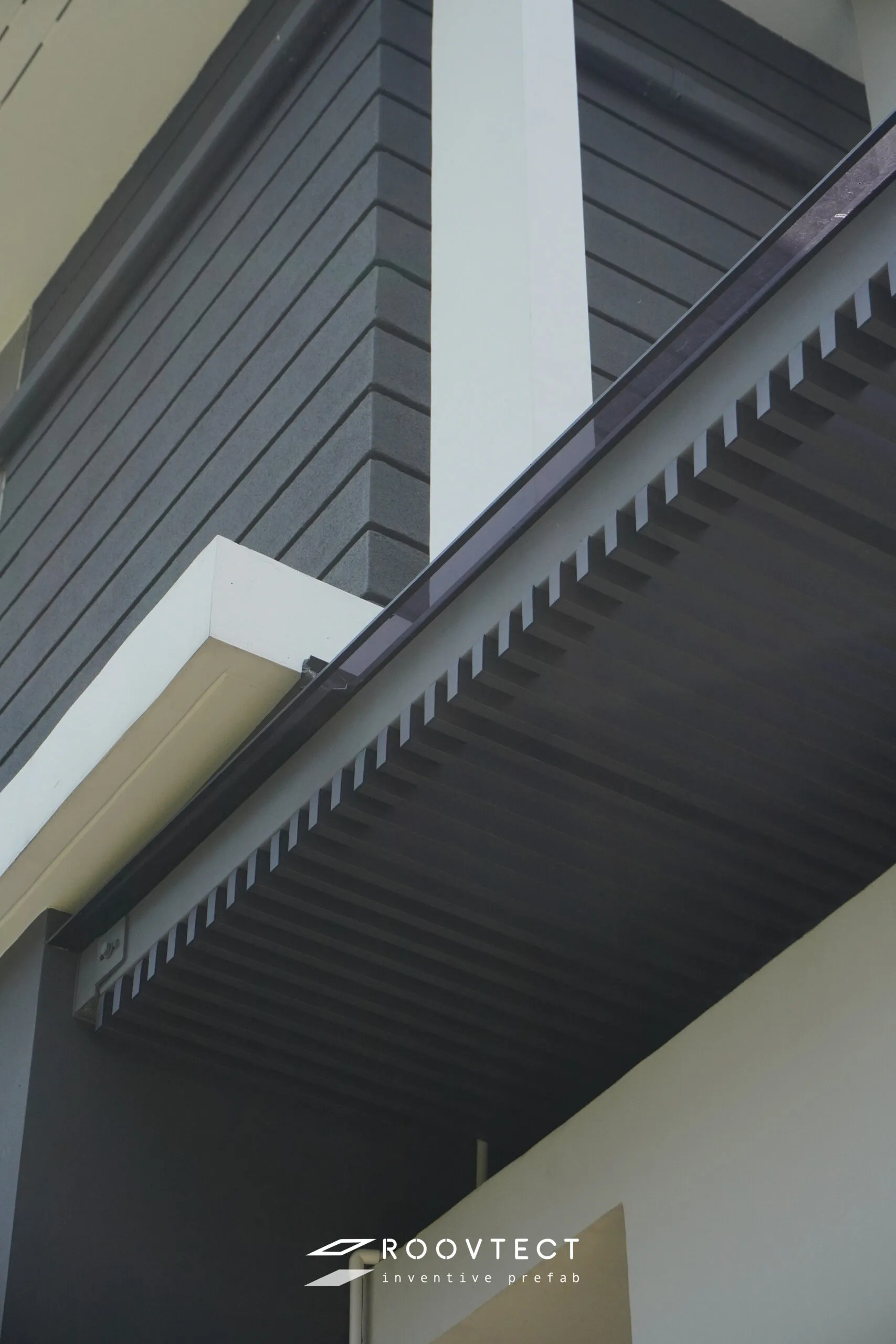 โรงจอดรถ - หลังคา Solid Polycarbonate - Ocean Grey - Modern - Modern i15