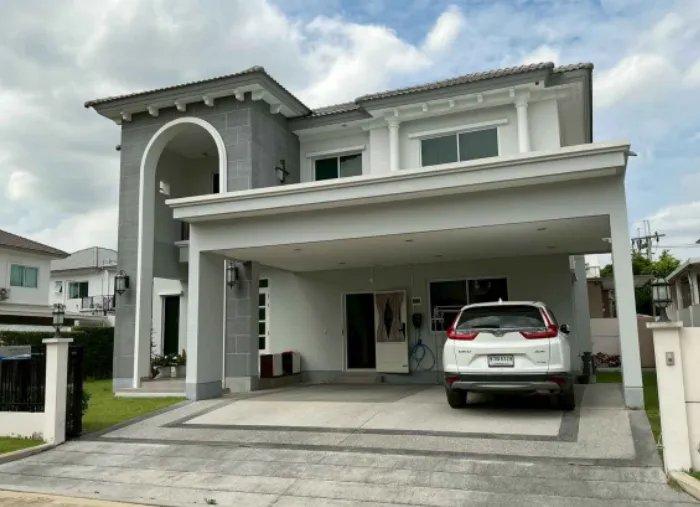โรงจอดรถ - หลังคาทึบแสง - White PR7 - Modern Contemporary - Modern Contemporary MC30